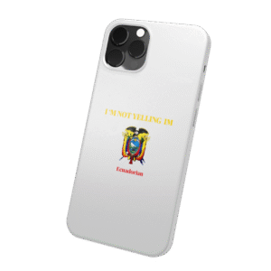 IM NOT YELLING IM ECUATORIAN