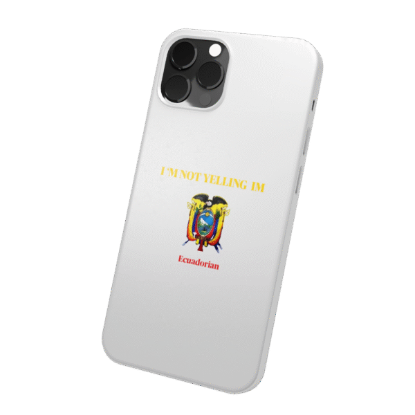 IM NOT YELLING IM ECUATORIAN