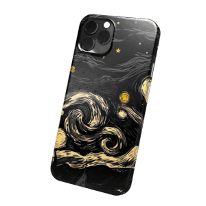 Vincent van Gogh noche estrellada Black