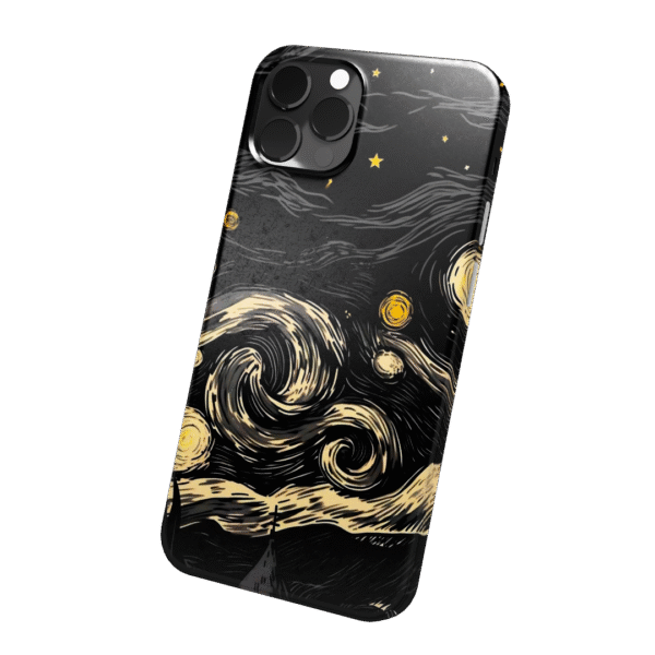 Vincent van Gogh noche estrellada Black